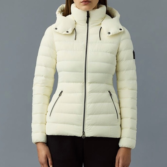 MACKAGE MICHI CREAM M - LADIES DOWN JACKET NWT - Picture 3 of 8